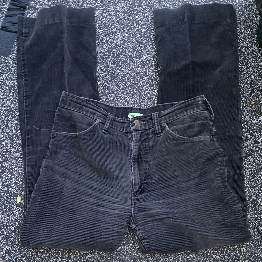 Classic Black Relaxed Fit vintage wrangler Jeans